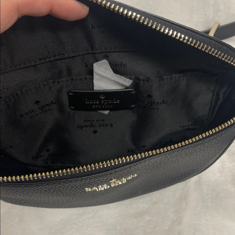 Kate Spade Black Pebbled Belt Bag - Picture 7 of 12
